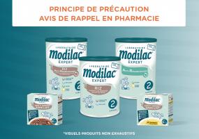 RAPPEL DE PRECAUTION PRODUITS MODILAC