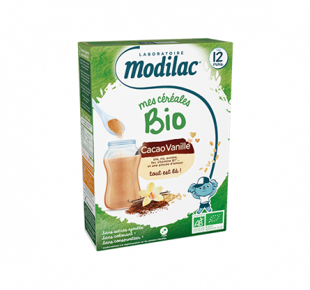 Modilac Céréales Cacao Vanille Bio