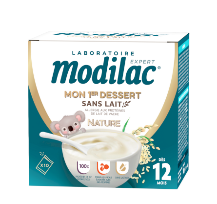 Mon 1er dessert sans lait saveur Vanille Modilac