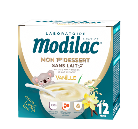 Mon 1er dessert sans lait saveur Vanille Modilac
