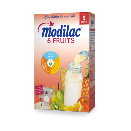 Modilac Céréales 6 fruits