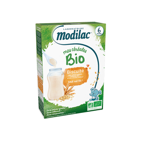 Modilac Céréales Biscuité Bio