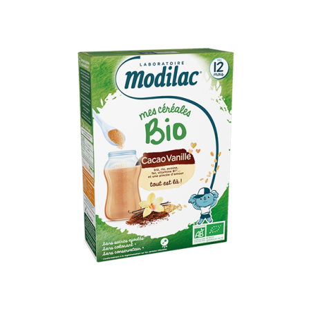 Modilac Céréales Cacao Vanille Bio