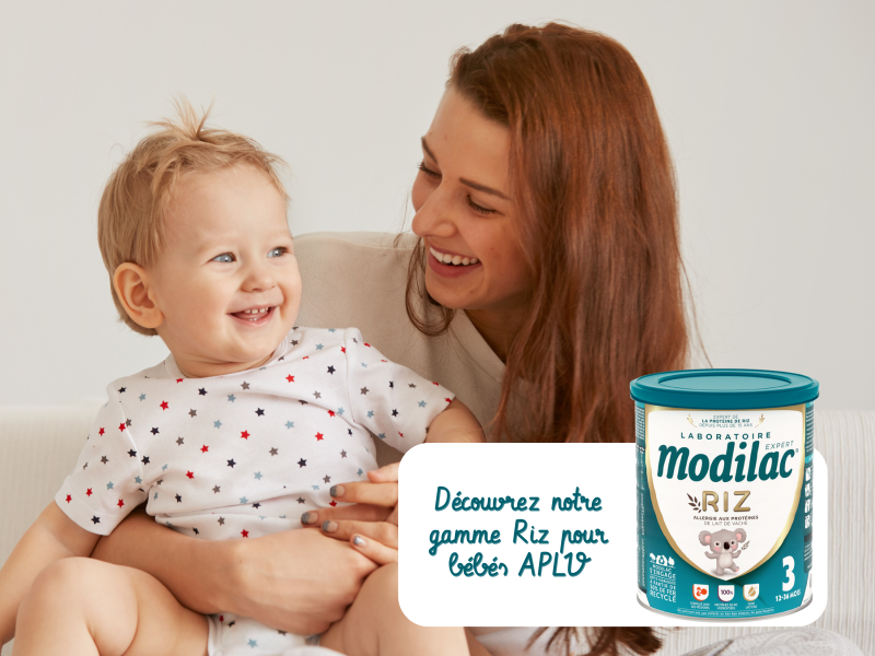 Découvrez la gamme riz pour bébé APLV
